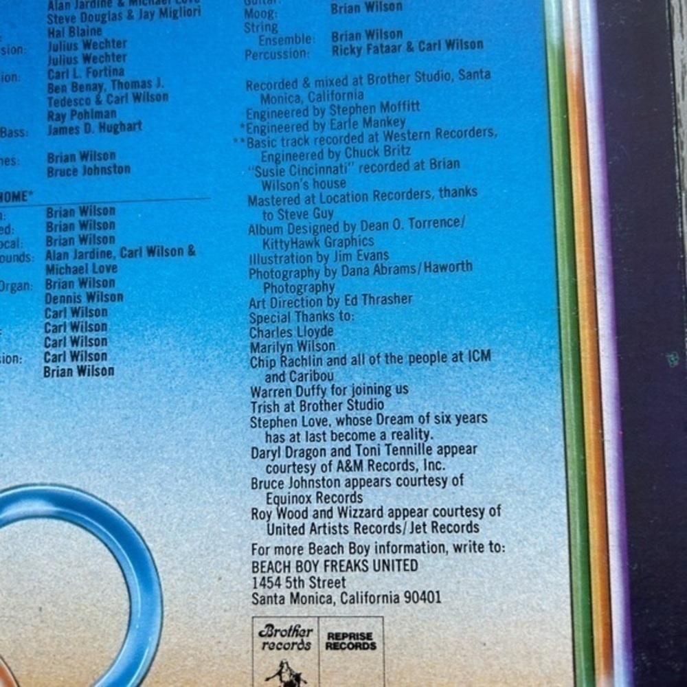 THE BEACH BOYS 15 Big Ones vintage 1976 Warner Bros Records vinyl Lp album. 12” - Picture 7 of 9